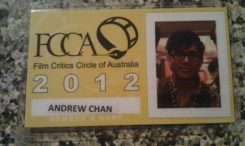 Member of Film Critic Circle of Australia (FCCA)